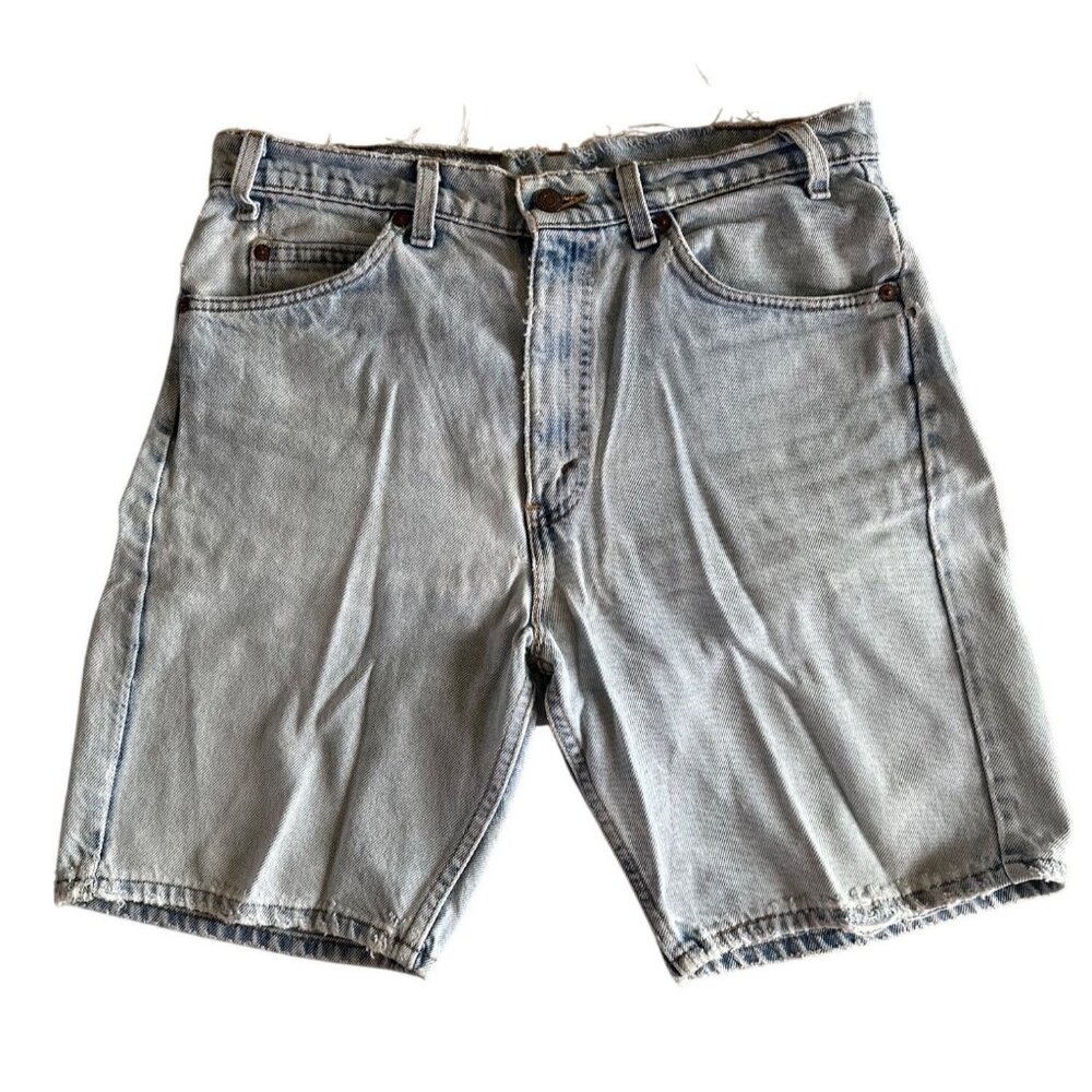 VTG Levi’s 505 Denim Shorts Men’s 32 Regular Fit USA Made 90s Light Wash‎ Jorts